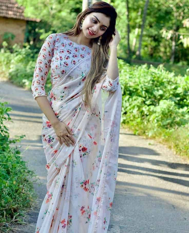 Georgette Floral Print Blouse