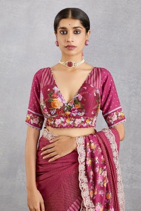 Latest Floral Print Blouse