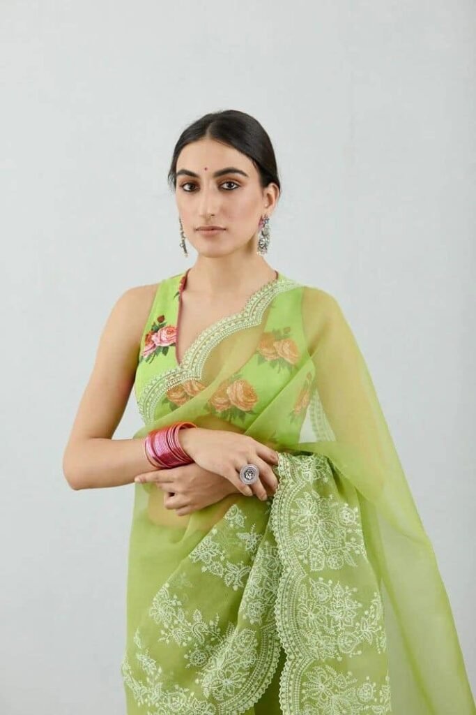 Modern Floral Blouse Patterns