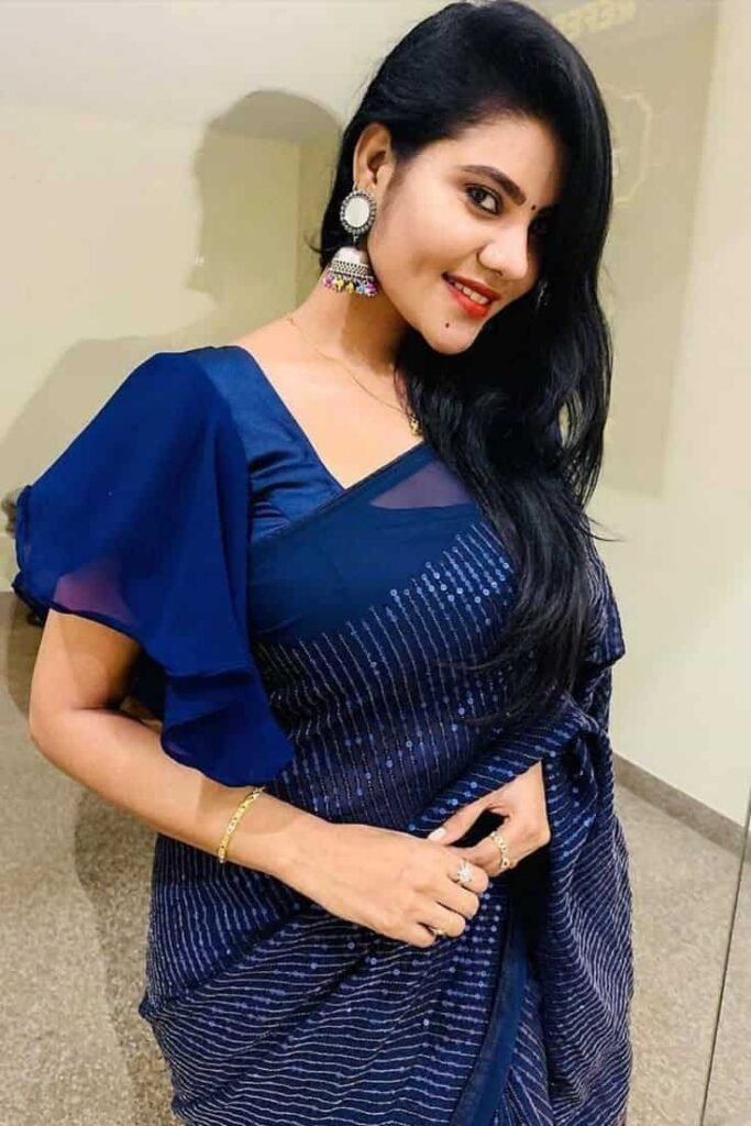 Silk Ruffle Sleeves Blouse Design