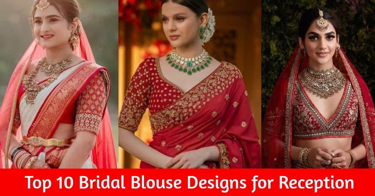 Bridal Blouse Designs for Reception