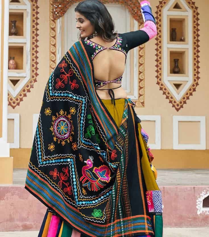 Designer Backless Blouse for Navratri 2025
