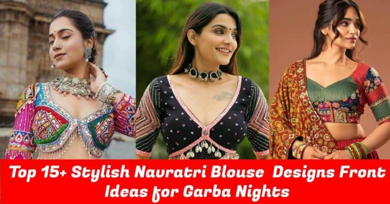 Navratri Blouse Designs Front