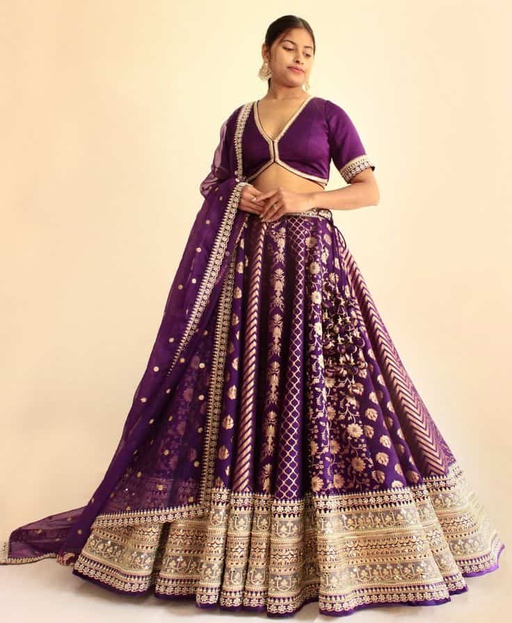 Banarasi Lehenga Blouse Design