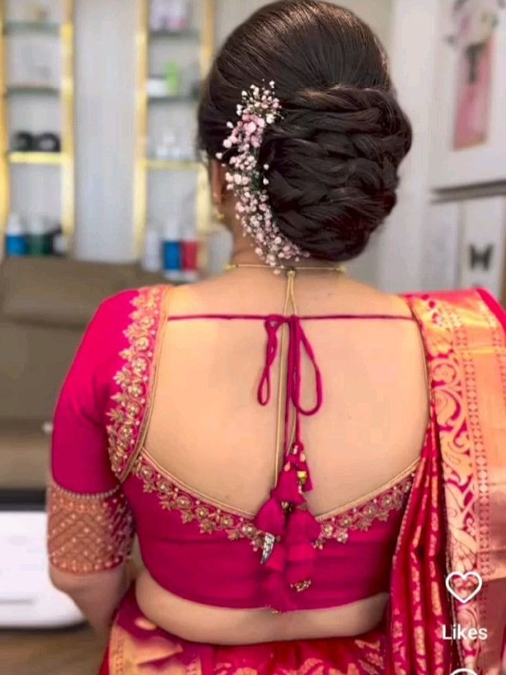 Bridal Blouse Back Dori Design