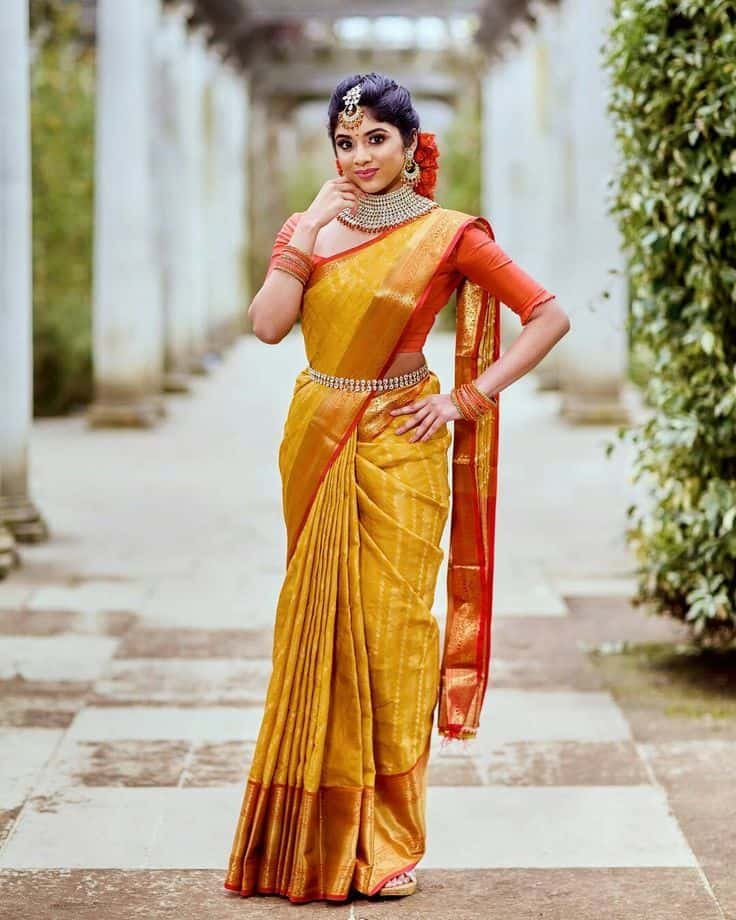Simple Bridal Saree Blouse Designs