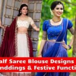 half saree blouse designs