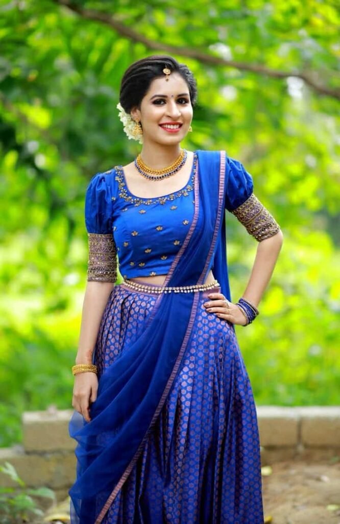 Half Saree Blouse Designs