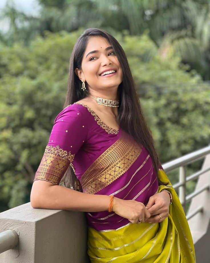 Silk Aari Work Blouse Design