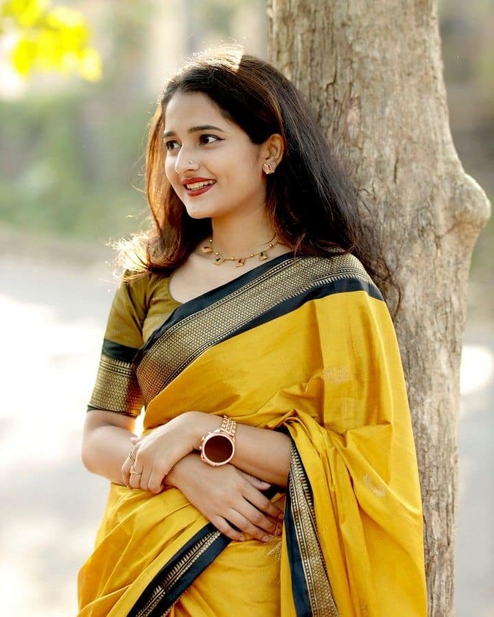 Banarasi Saree Plain Blouse Design