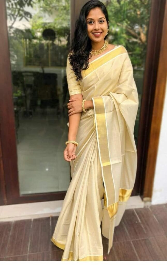 Silk Kerala Saree Blouse Designs