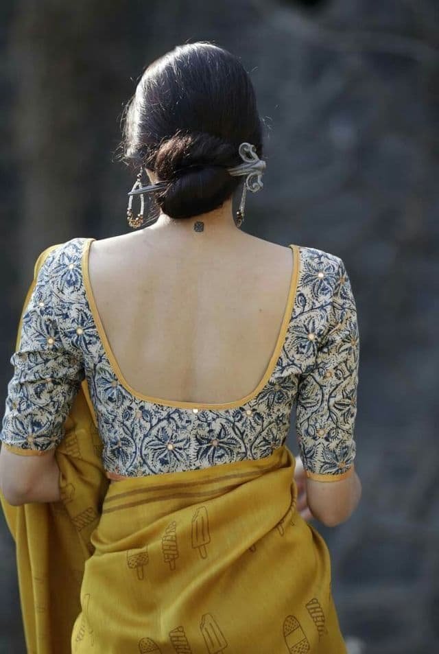 Square Back Blouse Designs