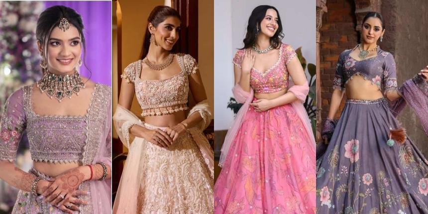 stylish lehenga blouse designs