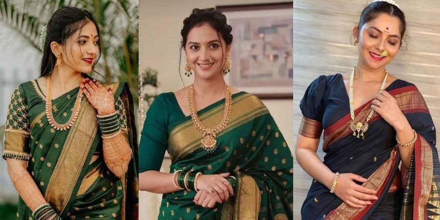 Marathi Saree Blouse Designs