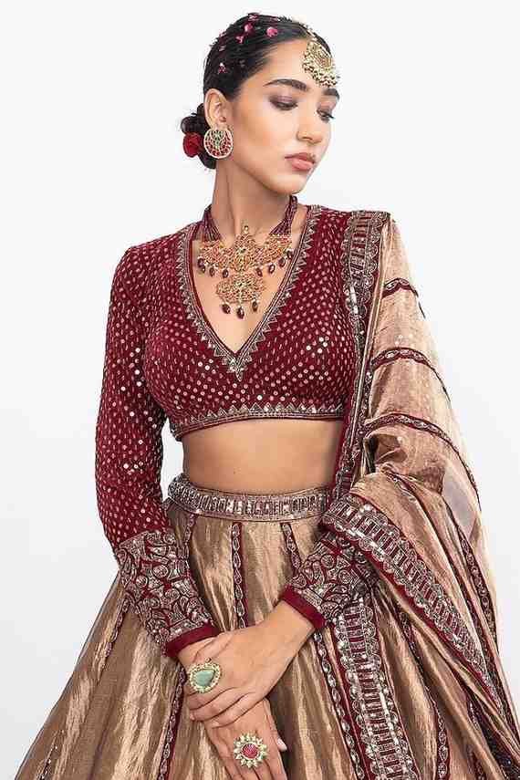 Wedding Long Sleeve Blouse Design