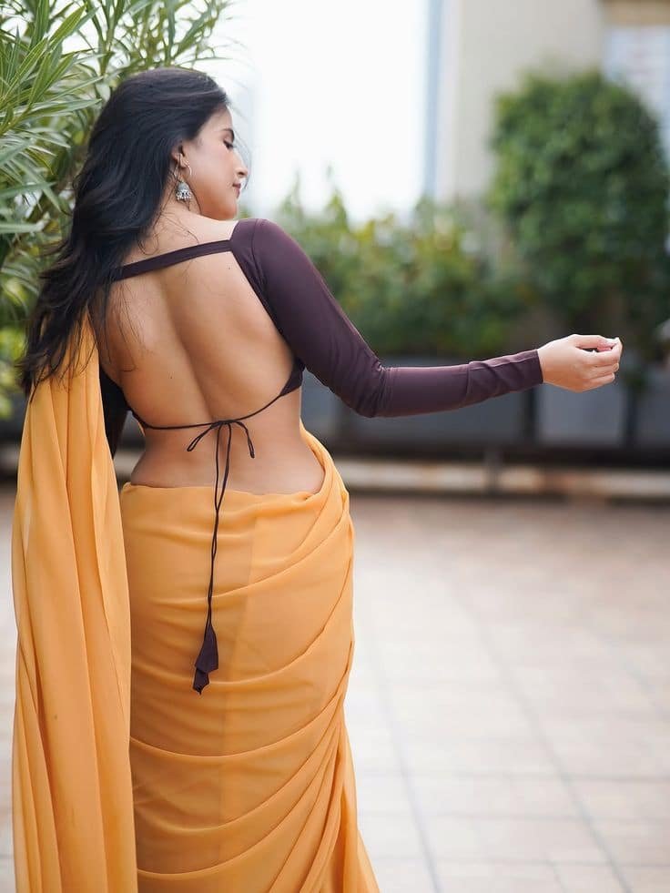 Backless Blouse Neck Designs