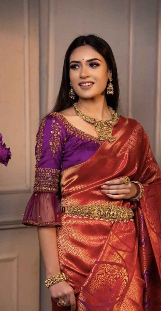 Bell Sleeve Blouse Design