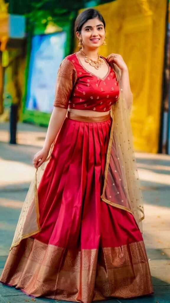 Half Saree Blouse Designs