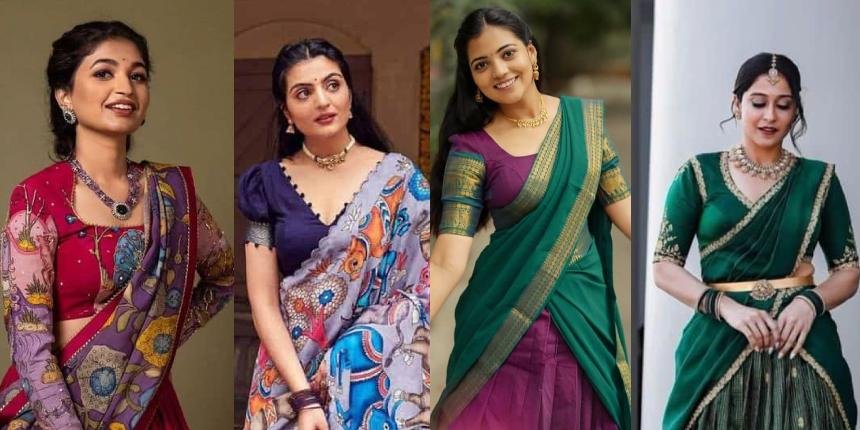 Half Saree Blouse Designs