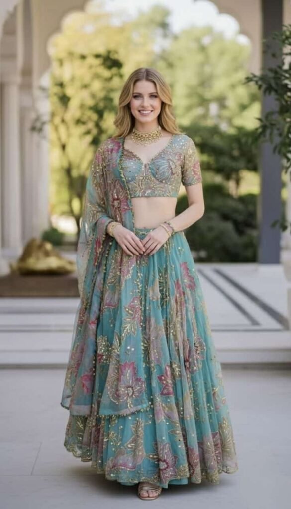 New Model Half Saree Blouse Designs