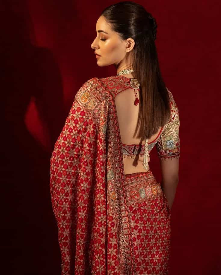 sabyasachi blouse design back