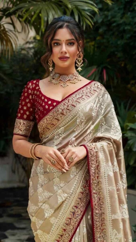 Sabyasachi Blouse Designs for Silk Sarees